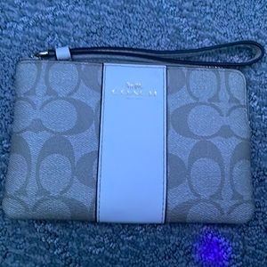 Coach, cream colored wallet